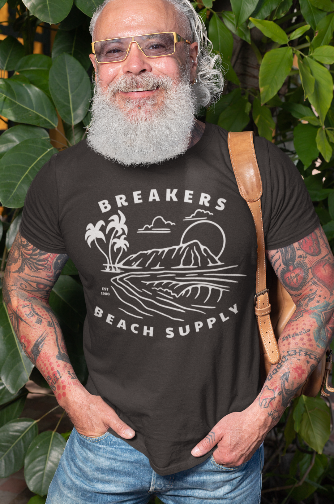 Palm Beach Cliffs Light Print - Unisex Triblend T-shirt