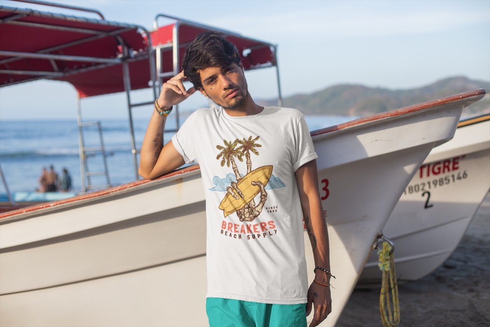 Peace Palms (Color Print) - Men's Triblend T-shirt