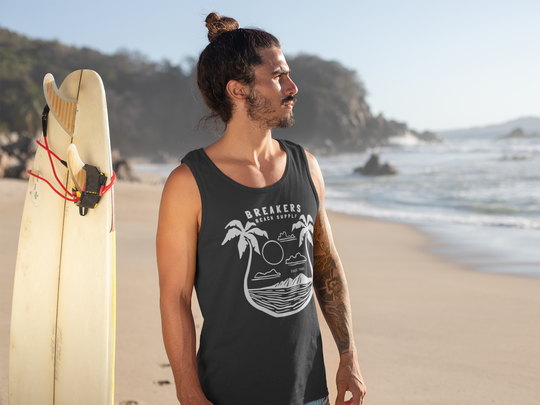 Cup O' Palms (Light Print) - Unisex Jersey Tank